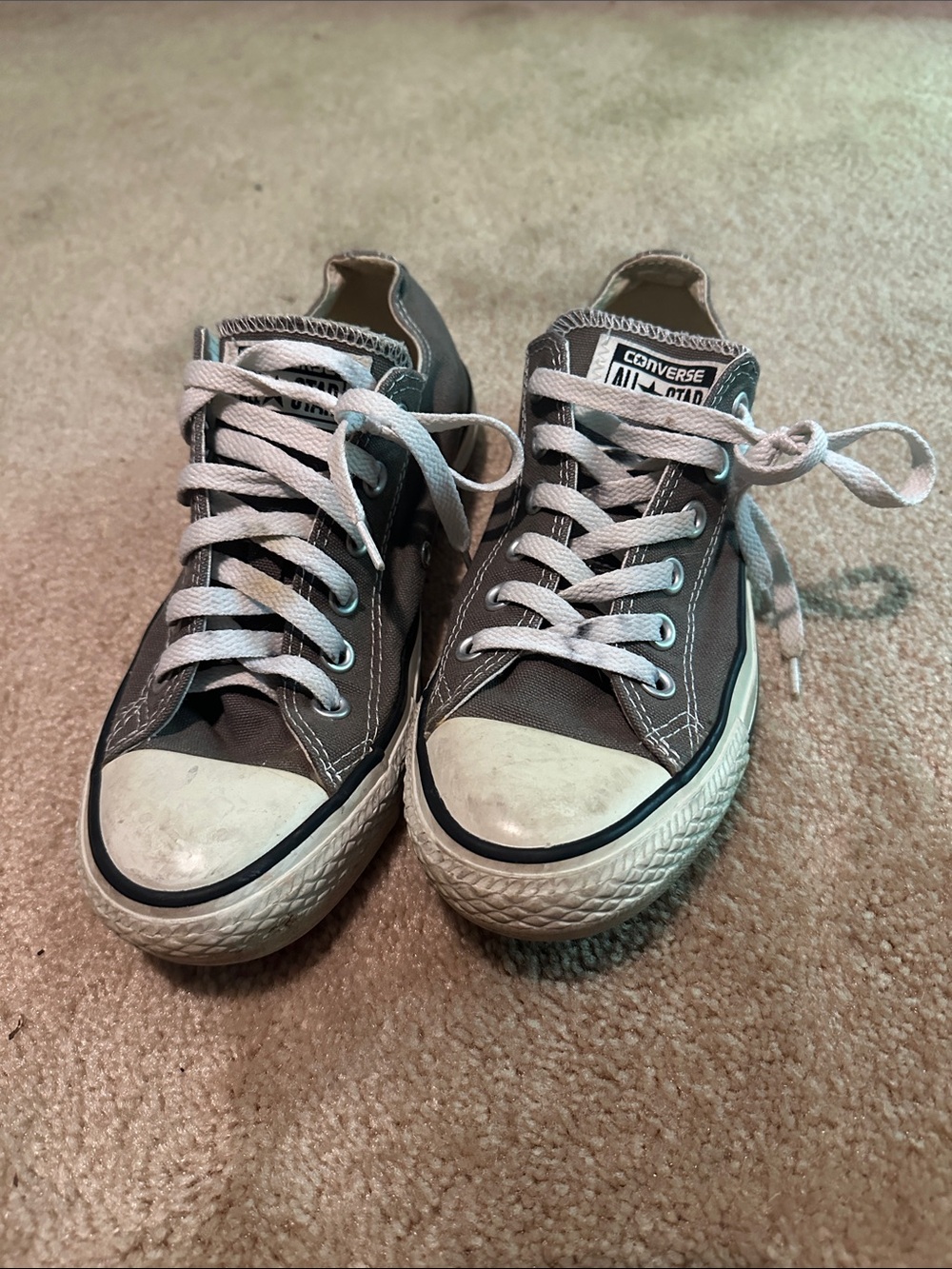 Converse Gray Low Top Sneakers